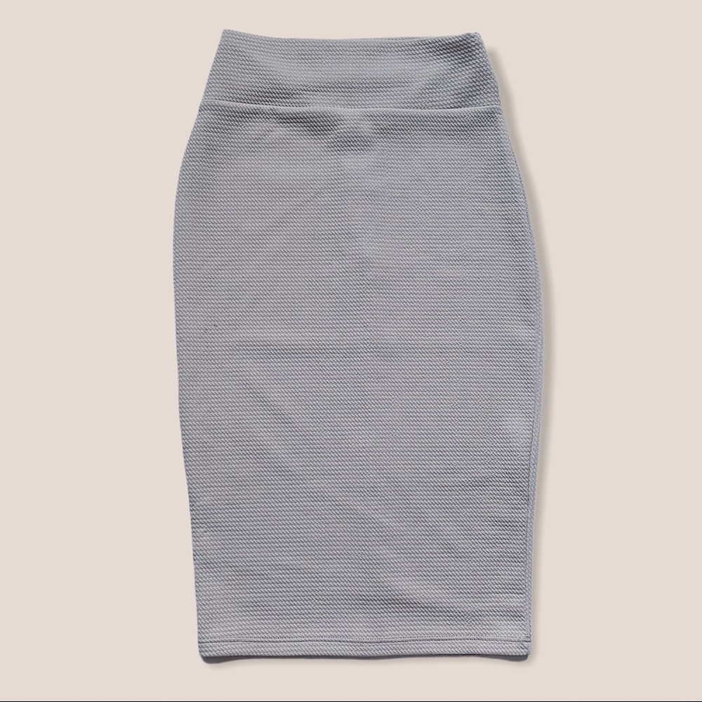 Necessary Clothing Tan Pencil Skirt (Size M)